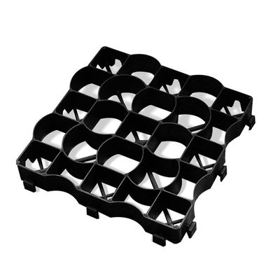 333x333x50mm Grelha de gramado de plástico para chão HDPE Pavimentador de grelhas para calçados de cavalos