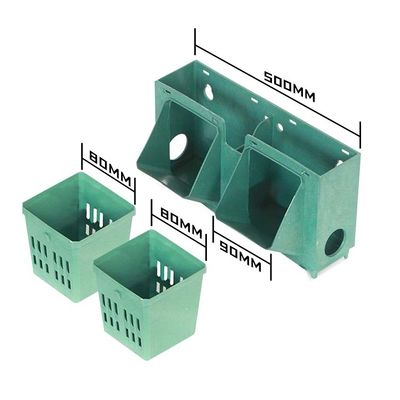 Sistema hidropónico vertical de auto-irrigação de parede verde artificial para projetos de verdura