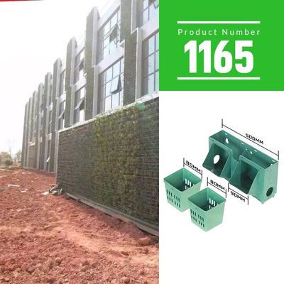 Sistema hidropónico vertical de auto-irrigação de parede verde artificial para projetos de verdura