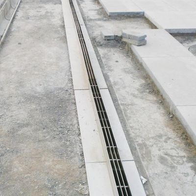 Despejo de água do chão de lavagem de automóveis Grelhas de aço inoxidável com canal de drenagem personalizado