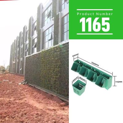 Planta de ervas plásticas verticais para jardim em estilo moderno