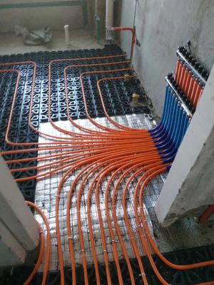 Preservação de calor de edifícios residenciais com módulo de aquecimento hidráulico de alta resistência de PP