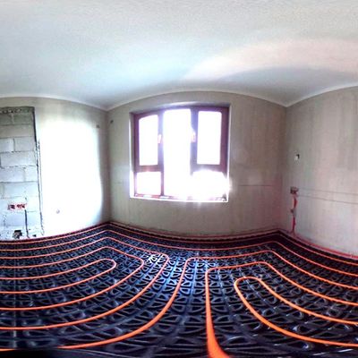 450*450*25MM Sistema de aquecimento por piso de água quente de plástico para armazém
