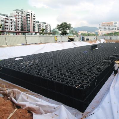 Infra-estrutura verde Potencial de geocelulares de águas pluviais negras