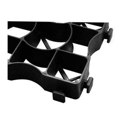 333x333x50mm Grelha de gramado de plástico para chão HDPE Pavimentador de grelhas para calçados de cavalos