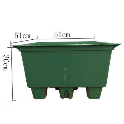 Quadrado Forma Sedum Green Roof Tray para Plástico Grande jardim Planter e planta verde