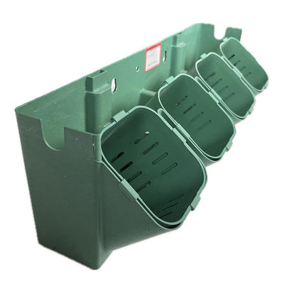 Colocação de vasos de plástico para verduras verticais em jardins 40 vasos por metro quadrado