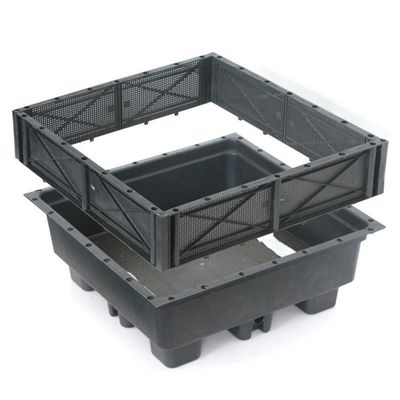 Fácil de montar Pato de Flor de Plástico para Decoração e Verdura do Jardim