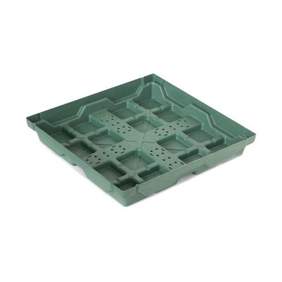 Materiais de PP Floral de jardim decorativo para fabricação de bandejas de telhado verde modular
