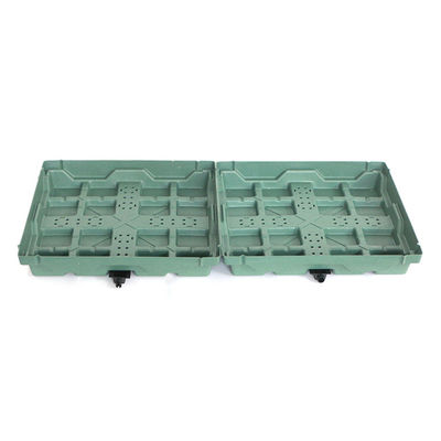 Materiais de PP Floral de jardim decorativo para fabricação de bandejas de telhado verde modular