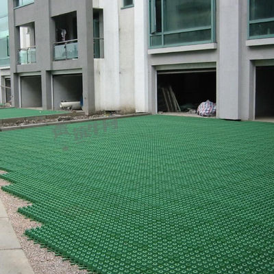 Grades de pavimentação permeáveis de HDPE verde para instalação fácil na calçada do lote de embalagem
