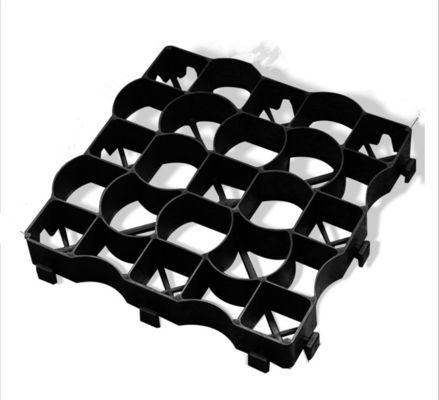 330*330*50MM Pavimentadores de relva porosa de HDPE Grades de relva de plástico para estacionamento de entrada