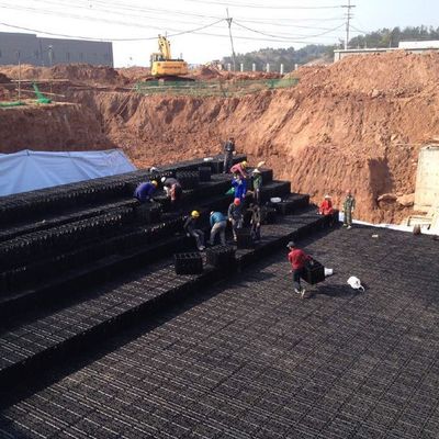 Painel de tanques de infiltração de águas pluviais Tanques de água subterrâneos para a colheita de água da chuva