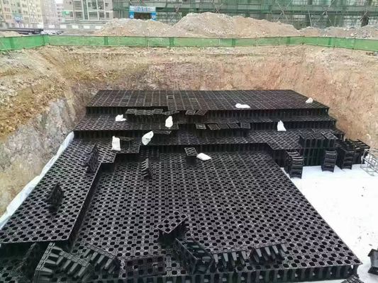Caixa de drenagem de água de chuva para coleta de água de chuva